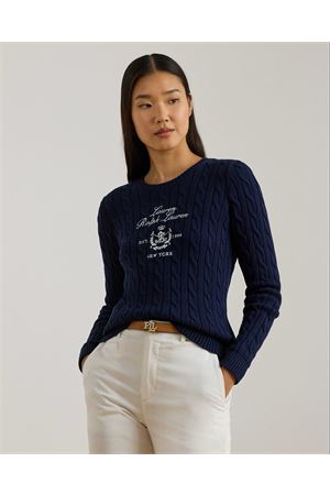 Rinett-Long Sleeve-Pullover-Gassed Cotton LAUREN RALPH LAUREN | Pull | 200P03508001